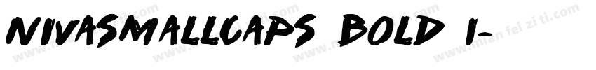 Nivasmallcaps Bold I字体转换